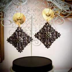 Boucles d'oreilles baroques