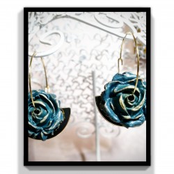 Boucles d'oreilles roses