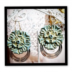 Boucles d'oreilles Dahlia